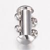 Tarnish Resistant 304 Stainless Steel Slide Lock Clasps STAS-G071-51P-1
