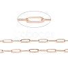 Ion Plating(IP) 304 Stainless Steel Paperclip Chains CHS-O010-03RG-4