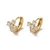 KC Gold Plated Brass Micro Pave Cubic Zirconia Hoop Earring EJEW-L271-11KCG-01-1
