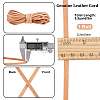 Flat Cowhide Leather Cord WL-GF0001-09D-03-2