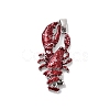 Brass Enamel Pendants KK-A277-03P-02-1