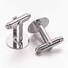 Brass Cufflinks KK-G216-P-2