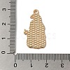 Thanksgiving Day Golden Tone Alloy Enamel Pendants ENAM-M002-02O-G-3