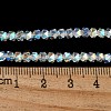 Electroplate Glass Beads Strands LS-GLAA-Q105-02-10-2