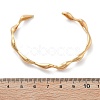 Brass Cuff Bangles for Women BJEW-F482-10G-5
