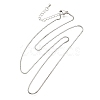 1MM Brass Box Chain Necklaces NJEW-Z083-01P-4