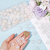 200Pcs Acrylic Bead Caps OACR-SC0001-83F-3