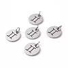 Non-Tarnish 304 Stainless Steel Charms STAS-Q201-T445-3S-3