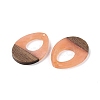 Resin & Wood Pendants WOOD-F015-17B-2