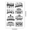 Custom Summer Theme PVC Plastic Clear Stamps DIY-WH0631-0445-6