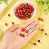 100Pcs 5 Colors Pave Disco Ball Beads RB-TA0001-25-6