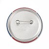 Independence Day Flat Round Tinplate Badge Pins JEWB-G021-01D-2