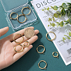 12Pcs 3 Style 201 Stainless Steel Huggie Hoop Earring Findings STAS-BBC0004-91G-3