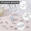 12Pcs Brass & Crystal Rhinestone Clip-on Earring Findings KK-BBC0028-19-6