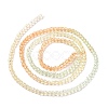 Transparent Gradient Color Glass Beads Strands GLAA-G101-2mm-05-4