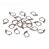 Brass Leverback Earring Findings EC223-3
