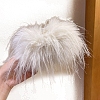 Plush Feather Wool Felt Claw Hair Clips PW-WGD03AA-02-1