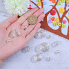 40Pcs 4 Sizes Iron Wire Pendants IFIN-CJ0001-40S-6