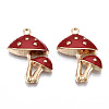 Eco-Friendly Alloy Enamel Pendants X-ENAM-Q437-047-NR-1