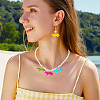 35Pcs 7 Colors Synthetic Turquoise Beads G-TA0003-27-8