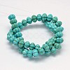 Dyed Synthetic Turquoise Bead Strands G-M148-06-C-2
