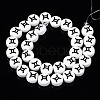 Handmade Porcelain Ceramic Beads Strands PORC-S502-032B-2