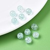Transparent Crackle Acrylic Beads MACR-S373-66-N07-6