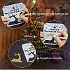 16Pcs 16 Styles Christmas PET Plastic Hollow Out Drawing Painting Stencils Templates DIY-WH0349-63-6