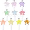 Nbeads 40Pcs 10 Colors Resin Pendants RESI-NB0001-73-1