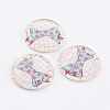 Tempered Glass Cabochons GGLA-33D-23-2