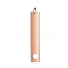 Ion Plating(IP) 304 Stainless Steel Pendants STAS-I311-13RG-1