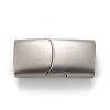 Tarnish Resistant 316 Surgical Stainless Steel Magnetic Clasps with Glue-in Ends X-STAS-F269-01MP-2