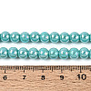 Electroplate Opaque Glass Beads Strands GLAA-T032-P6mm-AB24-4