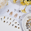 88Pcs 22 Styles Flower Alloy Cabochons FIND-SP0004-78A-4