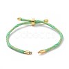 Nylon Cord Silder Bracelets MAK-C003-03G-06-4