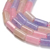 Dyed Natural Malaysia Jade Beads Strands G-C285-B01-01A-3