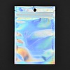 Rectangle Zip Top Plastic Glitter Holographic Bags OPP-I002-01B-2