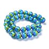 Handmade Silver Foil Lampwork Beads FOIL-K001-02A-10mm-2