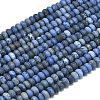 Natural Dumortierite Beads Strands G-P575-A03-6x4mm-2