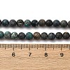 Natural HuBei Turquoise Beads Strands G-RM2025-A41-4mm-5