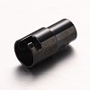 304 Stainless Steel Locking Tube Magnetic Clasps STAS-I045-12-4mm-2