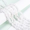 Natural White Jade Beads Strands G-G011-02-1