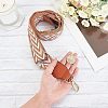 Stripe Pattern Adjustable Cotton Bag Strap AJEW-WH0254-63A-4