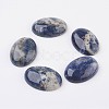 Natural Sodalite Flat Back Cabochons G-G741-30x40mm-06-1