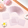 40Pcs Square Transparent Silicone Double-sided Tape DIY-SC0031-07-5