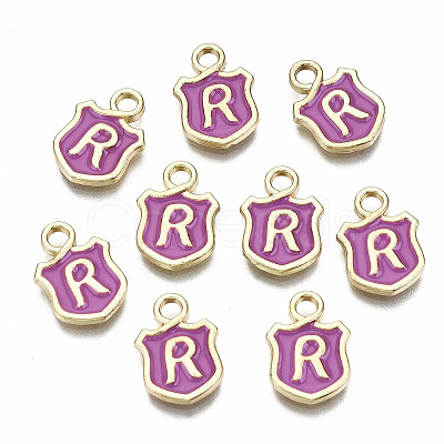 Alloy Enamel Charms ENAM-T012-03R-RS-1