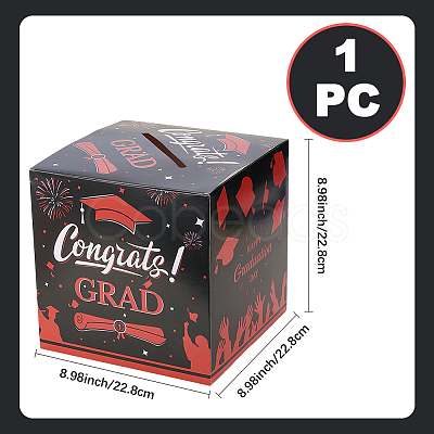 1Pc Graduation Party Paper Voting Decorative Boxes CBOX-SP0001-06B-1