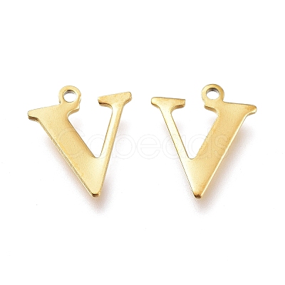 PVD Vacuum Plating 304 Stainless Steel Charms STAS-H112-V-G-1