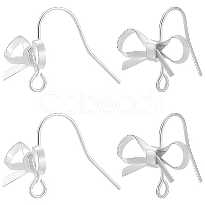 20Pcs Brass Earring Hooks KK-BBC0020-59-1