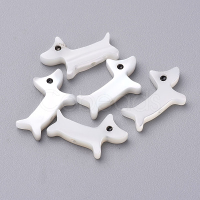 Puppy Natural Freshwater Shell Beads SHEL-T007-34-1